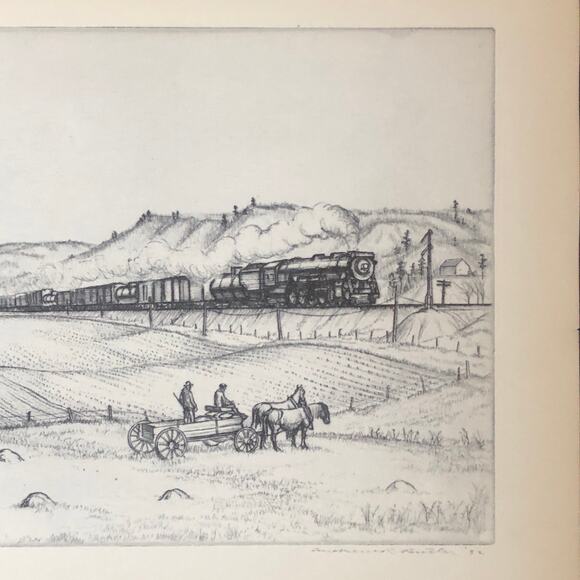 Andrew Butler "New England Scene" Art 1930s Print Treasury Collection Sketch Vtg - Picture 4 of 14